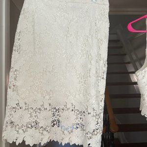 Lulu's, white two piece set- perfect for a bridal shower